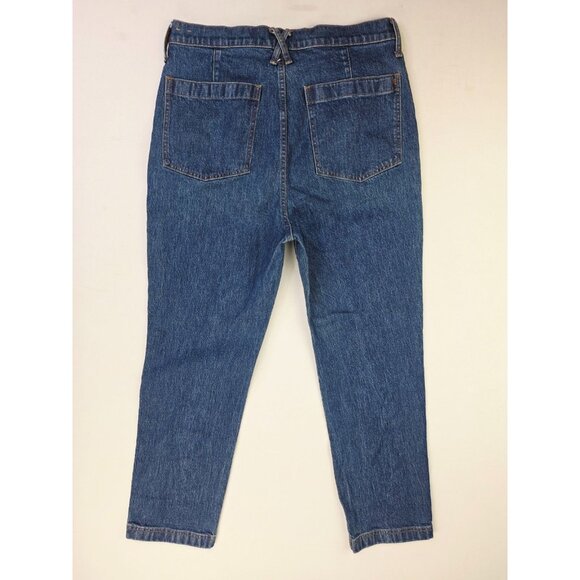 Madewell Size 31X28 Women The Perfect Vintage Jean Button Fly Logo Cargo Pockets - Picture 1 of 12